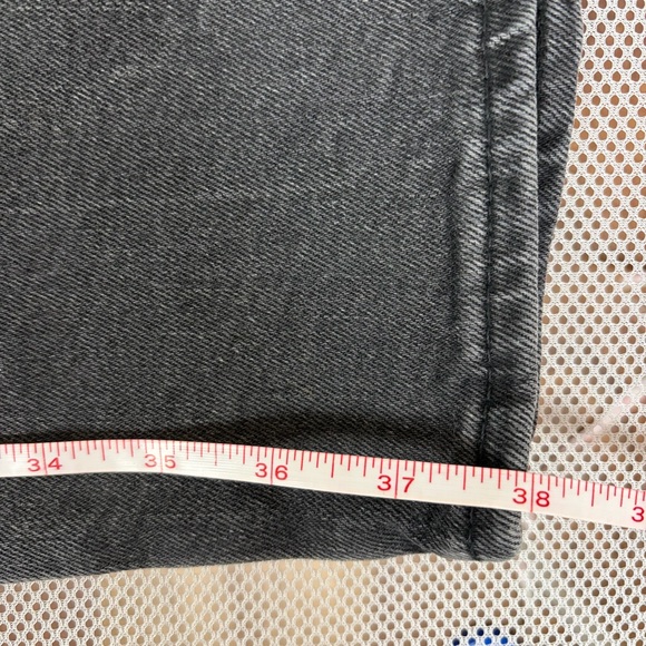 Old Navy Low Rise OG Loose Jeans 6 Charcoal Faded Black Moon Shade Straight Leg - Picture 16 of 16